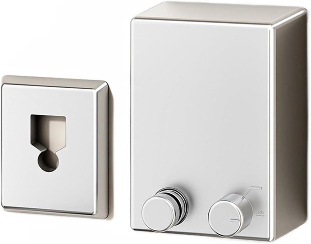 Intrekbare Waslijn - Wand Waslijn - Ruimte Besparen - Dubbele Uittrekbaar - 4.2 Meter - Zilver — afbeelding 1