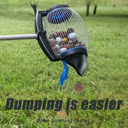Notenverzamelaar - Walnootkiezer - Snel oogsten - Direct dumpen - 1 gallon capaciteit - Zilver — thumbnail 5