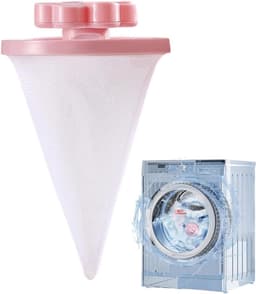 Haarverwijderaar Wasmachine - Pluizen Vanger - Kleding Schoon Houden - Herbruikbaar Netzakje - 6 Stuks - Willekeurig — thumbnail 1