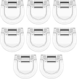 Set van 8 verstelbare zoomclips - Herbruikbare zoomclips - voor het zomen van kleding - Antislip tijdelijke kledinghouder - Afmeting 3 cm — thumbnail 1