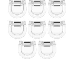 Set van 8 verstelbare zoomclips - Herbruikbare zoomclips - voor het zomen van kleding - Antislip tijdelijke kledinghouder - Afmeting 3 cm