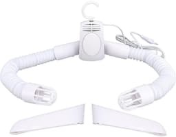 Jhubersproducts - Draagbare Droger voor Kleding - Sneldrogend Wasdrogerrek - Ruimtebesparend en Compact - Wit - Elektrische Kledingdrooghanger - Ideaa — thumbnail 4