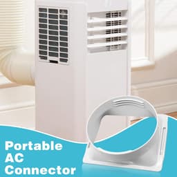 Dailygoods- Airco Slang 150mm - Afvoerslang Mobiele Airco - Aansluitstuk - Raamadapter - Eenvoudig te Installeren - ABS Kunststof - Airco Aansluiting — thumbnail 5