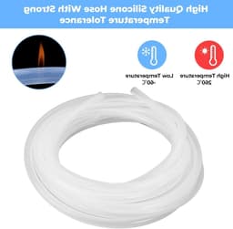 Flexibele Siliconen Slang van 5m, Voedselveilige Hulpstukken, Hoge Temperatuur Weerstand, Ideaal voor Afvoer en Irrigatie, 8mm ID en 10mm OD — thumbnail 3
