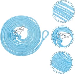 Draagbare Waslijn - Reis Waslijn - Buiten Drogen - Windproof Non-slip - 5 Meter - Blauw — thumbnail 5