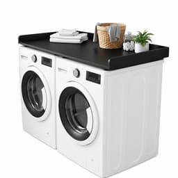 Lifero Wasdroger Werkblad - Aanrecht Wasruimte - Wasmachine Ombouwmeubel Zwart - Afdekplaat Ombouw Droger - Organiseren Wasplek — thumbnail 1