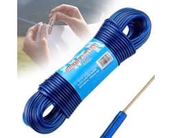Dailygoods- Waslijn 30 Meter - Zware Kledinglijn met Stalen Kern