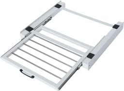 Aansluitset Wasdroger - Stapelkit - Ruimte Besparen - Met Uittrekbaar Rek - Universeel 60cm - Wit — thumbnail 5