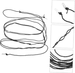 Kampeerwaslijn - Waslijn Reizen - Kleding Drogen - Antislip Kralen - 3.5 Meter - Zwart — thumbnail 5