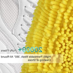 Schoenwaszak voor de wasmachine met 2 verstelbare schoenstrekkers en 2 stofdichte zakken voor sneakers, 39 x 33 x 17 cm, ideaal voor het reinigen van sportschoenen en leren schoenen. — thumbnail 2