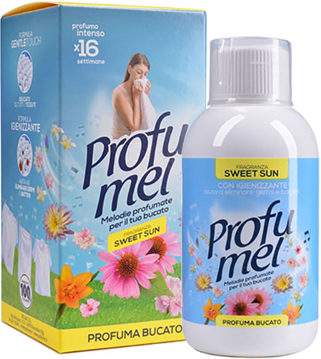 Wasparfum Profumel Sweet Sun 250ml - Geur bij de Was - Parfum bij de was - Parfum voor de was - Geurbooster - Nieuwste Wassensatie — afbeelding 1
