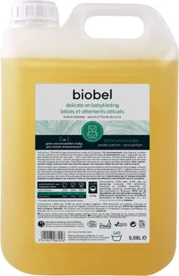 Biobel – Vloeibaar Wasmiddel voor Delicate en Babykleding – 5L – 100% Natuurlijk — thumbnail 3