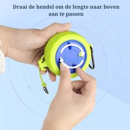 Camping waslijn - Waslijn Uitschuifbaar - waslijn voor kamperen buiten, tuin of reizen, draagbare camping waslijn met 10 vaste gespen en 10 wasspelden, voor kamperen buiten — thumbnail 4