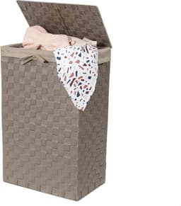 Wasmand 25x38x60 cm - Taupe - Ruime Opbergmand — thumbnail 2