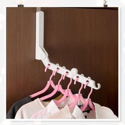 Inklapbaar Droogrek - Uitklapbaar Kledingrek Wand - Wandkapstok - 10 Gaten - Wasrek Inklapbaar - Kast Organizer - Droogrek - Opvouwbaar Staand Kleding Wasdroogrek - Voor Badkamer/Balkon/Binnen/Buiten — thumbnail 2