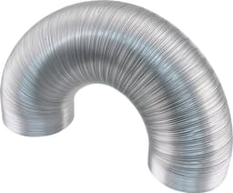 Starx Afvoerslang Flexibel - Ø100 mm - 1,5 m - Aluminium - Naturel - Zeer Lekdicht Door Felsnaad - Geschikt voor Ventilatie en Airconditioning - Bestand Tegen -30ºC Tot +250ºC — thumbnail 1