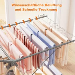 Luxe wasrek – droogrek – inklapbaar - wasdroogrek — thumbnail 4