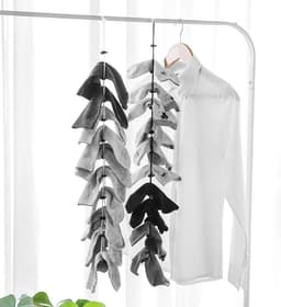 Sokken Waslijn – Sokken Organizer – Sokken in de Was – Waskoord – Sokken bijeen houden – Sokken Wassen – Koord – Wit – 10 paar sokken — thumbnail 3
