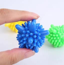 FSW-Products - 2 Stuks - Wasballen - Wasdroogballen - Drogerballen - Wasdroger Bal - Wasbol - Was Bal - Wasbal - Anti-haar - Haar Opvanger - Anti-Pluis - Pluisballen - Willekeurige kleur — thumbnail 2