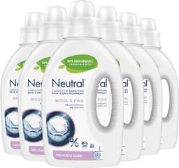 Neutral - Vloeibaar Wasmiddel Wol & Fijn 20 Wasbeurten - 6 x 1 liter - Voordeelverpakking — thumbnail 3