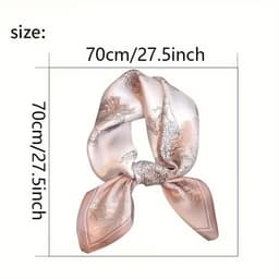 Sjaaltje - Scarf- Accessories - Dames- Bandana's- Halsdoek - Zijde - Moerbei - Roze — thumbnail 4
