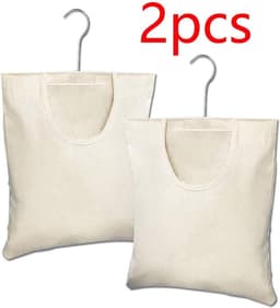 Opbergtas voor wasknijpers, 2 stuks, hangende wasknijperzak, beige, slaapkamer, 32 x 27 cm. — thumbnail 4