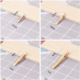 Haarspelden Set - Kappersclips Klemmen - Haar Stylen - Antislip Fixatie - 45 mm Lengte - Zwart — thumbnail 5