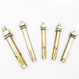 Uitbreiding Anker Bouten - Bevestiging Mouw Schroef - Beton Verankering - Zink Materiaal Hoge Sterkte - M8 x 50mm - Verchroomd — thumbnail 1