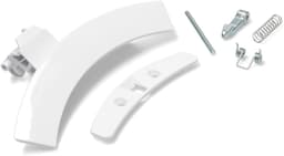 Handgreep set wasmachine deur wit - geschikt voor Aeg Electrolux Zanussi - deurgreep wasmachine - greep - 4055137402 — thumbnail 1