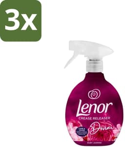 Lenor – Crease Releaser Spray – Divine Ruby Jasmine – Kreukverwijderaar & Textielverfrisser – 500 ml - Bulkverpakking - 3 stuks — thumbnail 1