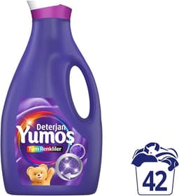 Yumos Vloeibaar Wasmiddel Intensive Care – Voor Alle Kleuren – 42 Wasbeurten (2520 ml) — thumbnail 1