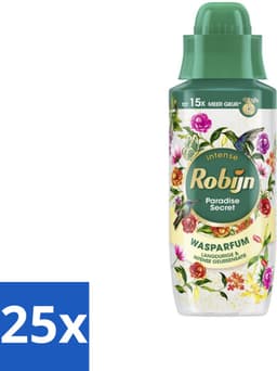 25 x Robijn Wasparfum Paradise Secret 342 ml - Wasparfum - Wasparfum Voor Was - Wasparfum Paradise Secret - Wasparfum Voor Kleding - Wasparfum Met Geurpareltjes — thumbnail 1