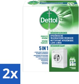 2 x Dettol Wasmachine Reiniger Duo 500 ml - Wasmachine Reiniger - Wasmachine Schoonmaken - Kalkaanslag Verwijderen - Wasmachine Onderhoud - Wasmachine Hygiëne — thumbnail 1