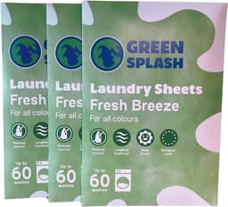 Wasstrips Wasmiddel 60 Wasbeurten - Fresh Breeze - Made in Germany — thumbnail 1
