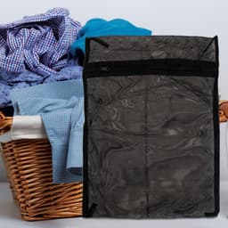 Waszakken - 4 Stuks - Wasnetten - Travel Organizer - Polyester - Bescherm je Wasgoed en Wasmachine - Packing Cubes - Waszak voor Wasmachine - 25*30cm,30*40cm,40*50cm,50*60cm - Zwart — thumbnail 2