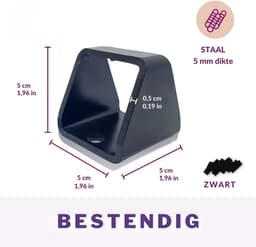 VH Supplies®Muuranker - Wandanker - Grondanker - Zwart — thumbnail 4