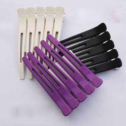 Professionele Haarklemmen voor Kappers - 12 Stuks Witte Clips voor Knippen en Styling — thumbnail 2