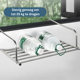 NBAP® Handdoekrek Radiator - Badkamer - Droogrek - Zilver — thumbnail 4