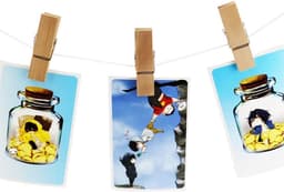 Grote Houten Wasknijpers - Set van 12 Stuks, 7,2 cm lang en 1,8 cm breed — thumbnail 3