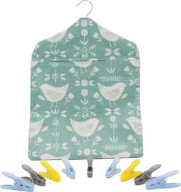 Wasknijperzak - Kledinghanger Tas - Was ophangen - Waterdicht Gewaxt Canvas - 31x37 cm — thumbnail 2