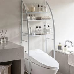 Flolife - Multifunctioneel 3-Laags Opbergrek – Voor Toilet & Wasmachine – Zonder Boren – Ruimtebesparende Organizer — thumbnail 3