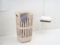 Brabantia Collect-It Wasmand - set van 2 - met Deksel - 55 l - Soft Beige — thumbnail 5