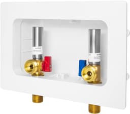 Wasmachine Outlet Box met Waterslagdemper en Afvoer — thumbnail 1