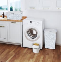 KIS Chic Wasbox - 60L - 44x35x61cm - Wit/Blauw — thumbnail 2