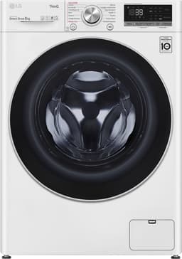 LG F4WV708S1E.ABWQWIS wasmachine Voorlader 8 kg 1360 RPM Wit — thumbnail 1