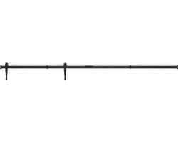 vidaXL - Ophangset - voor - minischuifdeur - 200 - cm - koolstofstaal
