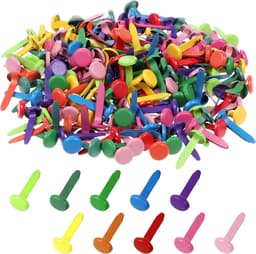 JGS Premium - Set van 200 stuks Patroon Zak Klemmen - Voor School, Kantoor, Kaarten Maken en Handwerk — thumbnail 1