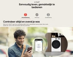 LG F4WX801YB wasmachine - zwart - 11 kg - 1360 tpm - A-40% — thumbnail 5