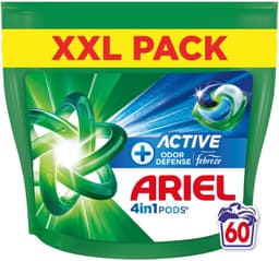 Ariel 4in1 Wasmiddel Pods Actieve Geurbestrijding - 2 x 60 stuks - Voordeelverpakking — thumbnail 3