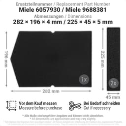 Filter Geschikt voor droger Miele 6057930 9688381 — thumbnail 4